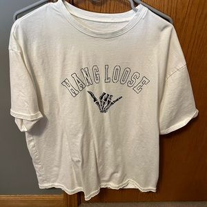 Women’s “Hang Loose” skeleton shirt